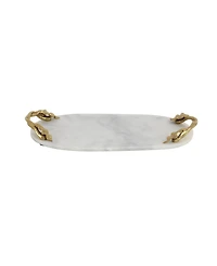 Marble Natural Serving Tray, 2" H x 20" L