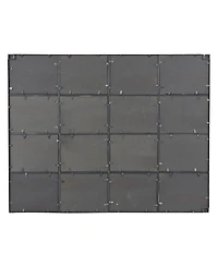 Industrial Metal Wall Mirror, 7.5" H x 51.5" L