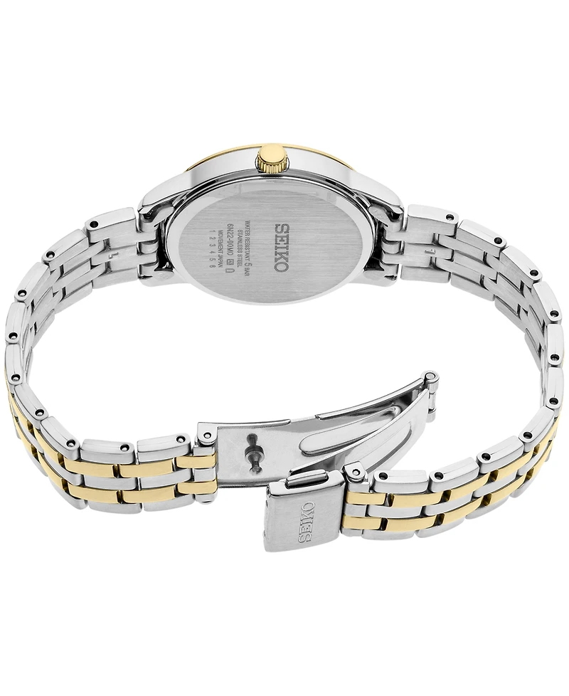 Seiko Women's Essential Two-Tone Stainless Steel Bracelet Watch 30mm