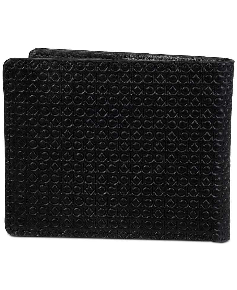 Calvin Klein Men's Rfid Slimfold Wallet & Key Fob Set