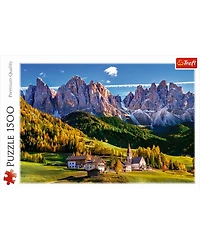 Trefl Jigsaw Puzzle Val di Funes Valley of Dolomites Italy, 1500 Pieces