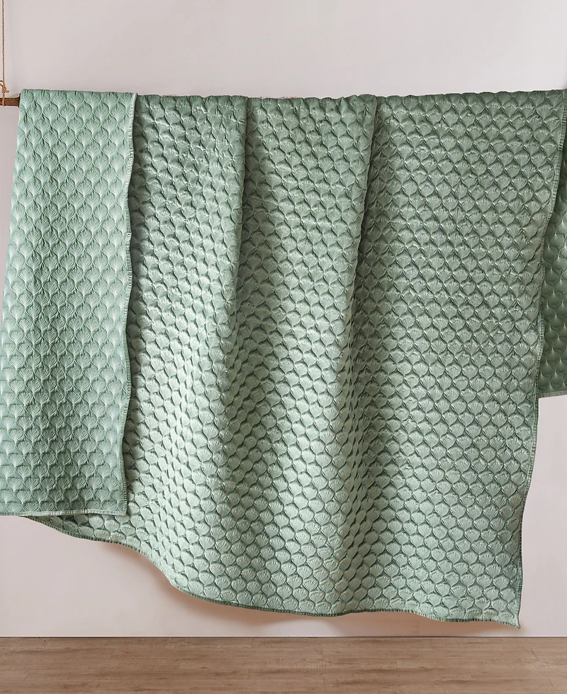 Levtex Merano Velvet Sea Spray Quilt, Full/Queen