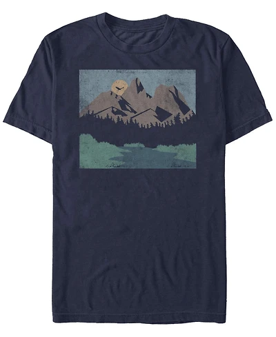 Fifth Sun Men's Rolling Trees Short Sleeve Crew T-shirt