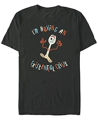 Fifth Sun Men's Forky Crisis Short Sleeve Crew T-shirt