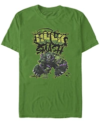 Fifth Sun Men's Venom Hulk Smash Short Sleeve Crew T-shirt