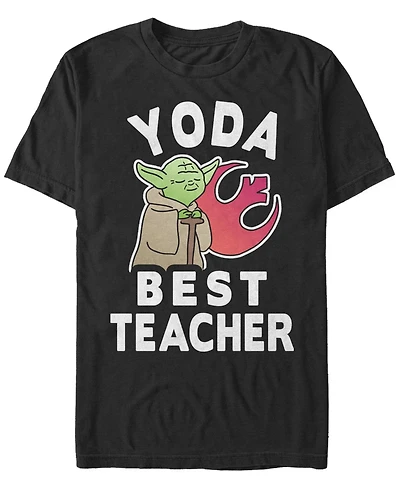 Fifth Sun Men's Yoda Techer Short Sleeve Crew T-shirt
