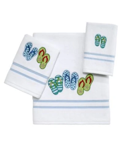 Avanti Beach Mode Flip Flop Motif Cotton Bath Towels