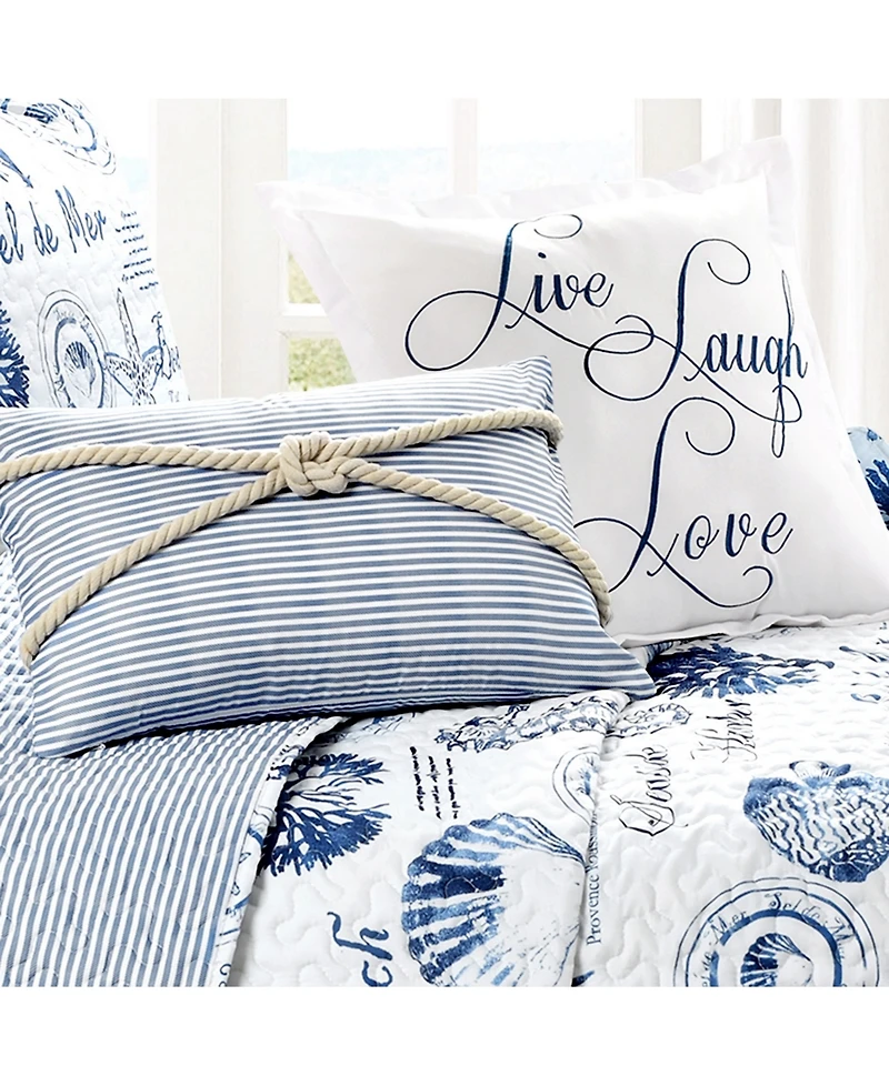 Lush Decor Harbor Life 7 Piece Quilt Set, King