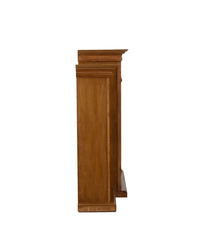 Teni Bookcase Electric Fireplace