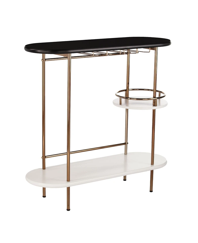 Digli Wine, Bar Table with Glassware Storage