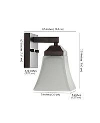 Staunton 1-Light Modern Cottage Led Vanity Light