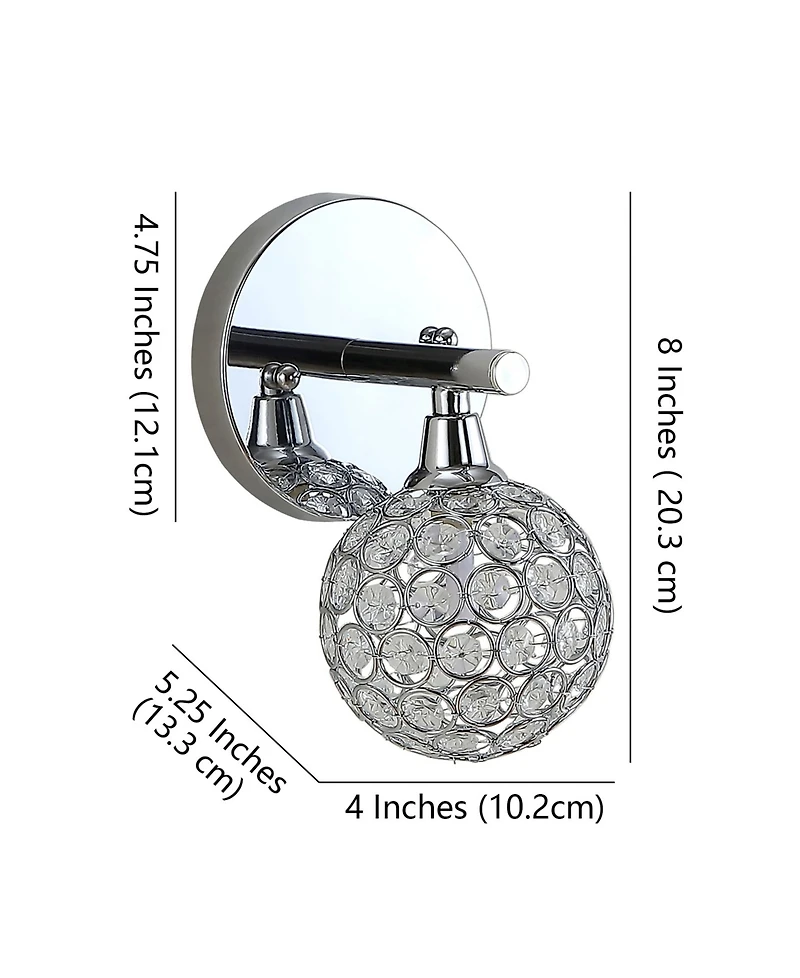 Maeve 1-Light Contemporary Glam Led Vanity Light