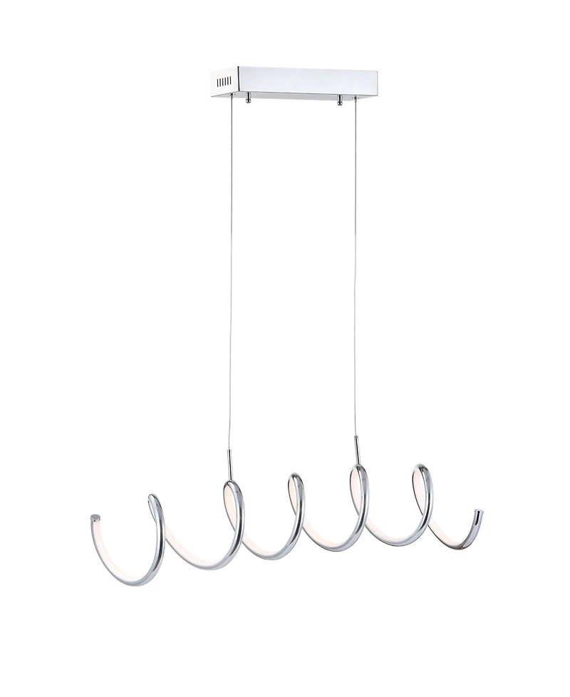 Ali 31" Dimmable Adjustable Integrated Led Linear Pendant