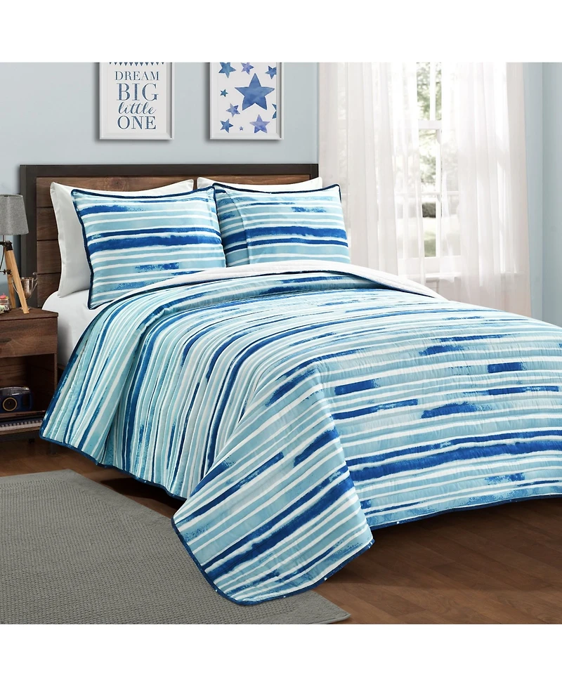 Lush Decor Kids Space Star Ombre 2-Pc. Quilt Set, Twin