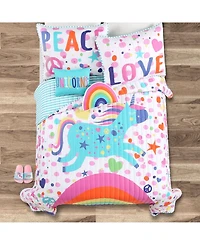 Lush Decor Kids Unicorn Rainbow 5-Pc. Quilt Set, Full/Queen