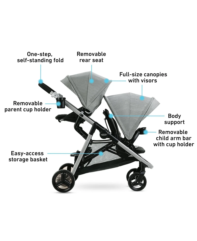 Graco Ready2Grow Lx 2.0 Double Stroller