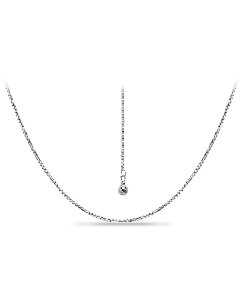 Giani Bernini Adjustable 16"- 22" Box Link Chain Necklace 18k Gold-Plated Sterling Silver, Created for Macy's (Also Silver)