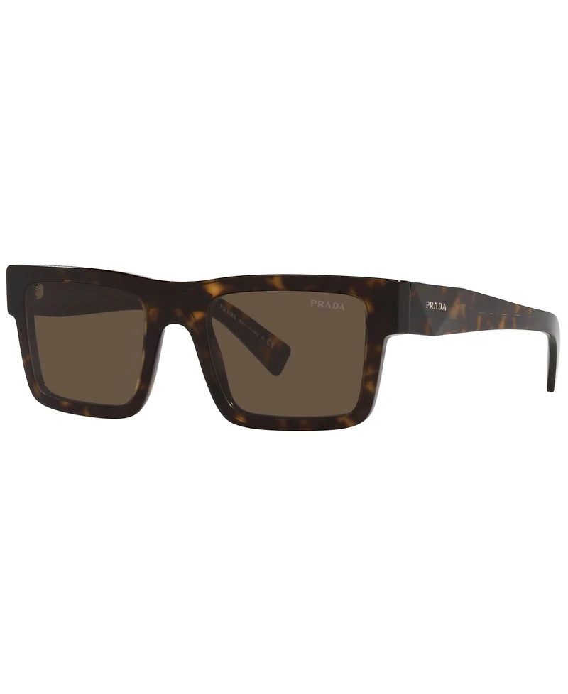 Prada Men's Symbole Rectangular Sunglasses, PR19WS