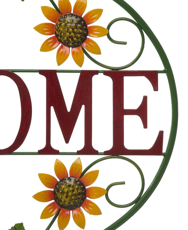 Glitzhome Whimsical Welcome Wall Decor