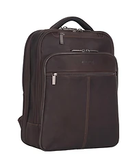 Full-Grain Colombian Leather 16" Laptop Tablet Travel Backpack