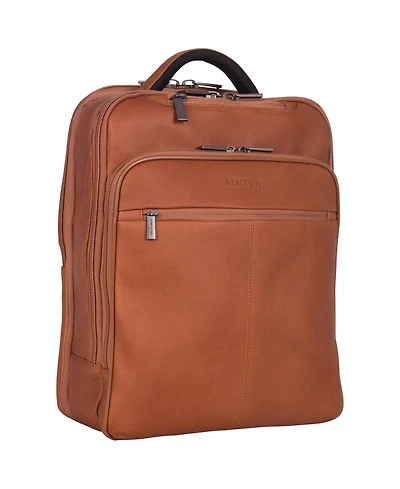 Full-Grain Colombian Leather 16" Laptop Tablet Travel Backpack