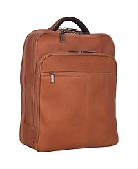 Full-Grain Colombian Leather 16" Laptop Tablet Travel Backpack