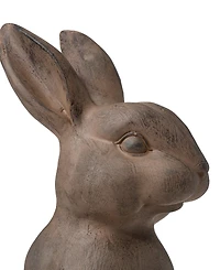 Glitzhome Standing Rabbit Statue