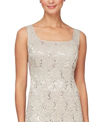 Sl Fashions 2-Pc. Lace Jacket & Midi Dress Set