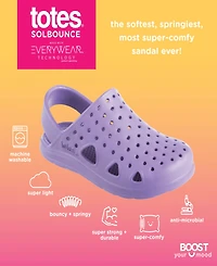Totes Toddler Kids Lightweight Sol Bounce Splash and Play Clogs