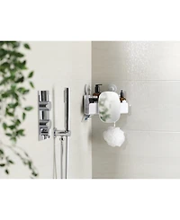 Joseph Joseph EasyStore Corner Shower Caddy with Mirror