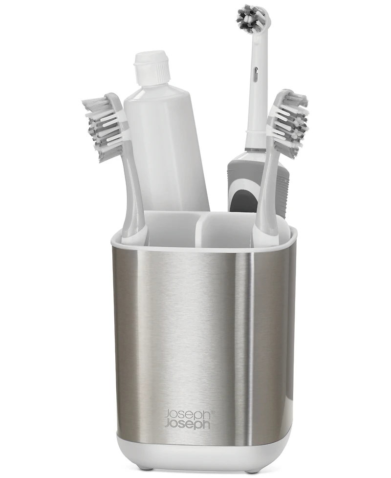 Joseph Joseph EasyStore Steel Toothbrush Caddy