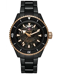 Rado Men's Swiss Automatic Captain Cook High Tech Ceramic Bracelet Watch 43mm