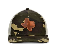 Local Crowns Texas Woodland State Patch Curved Trucker Cap