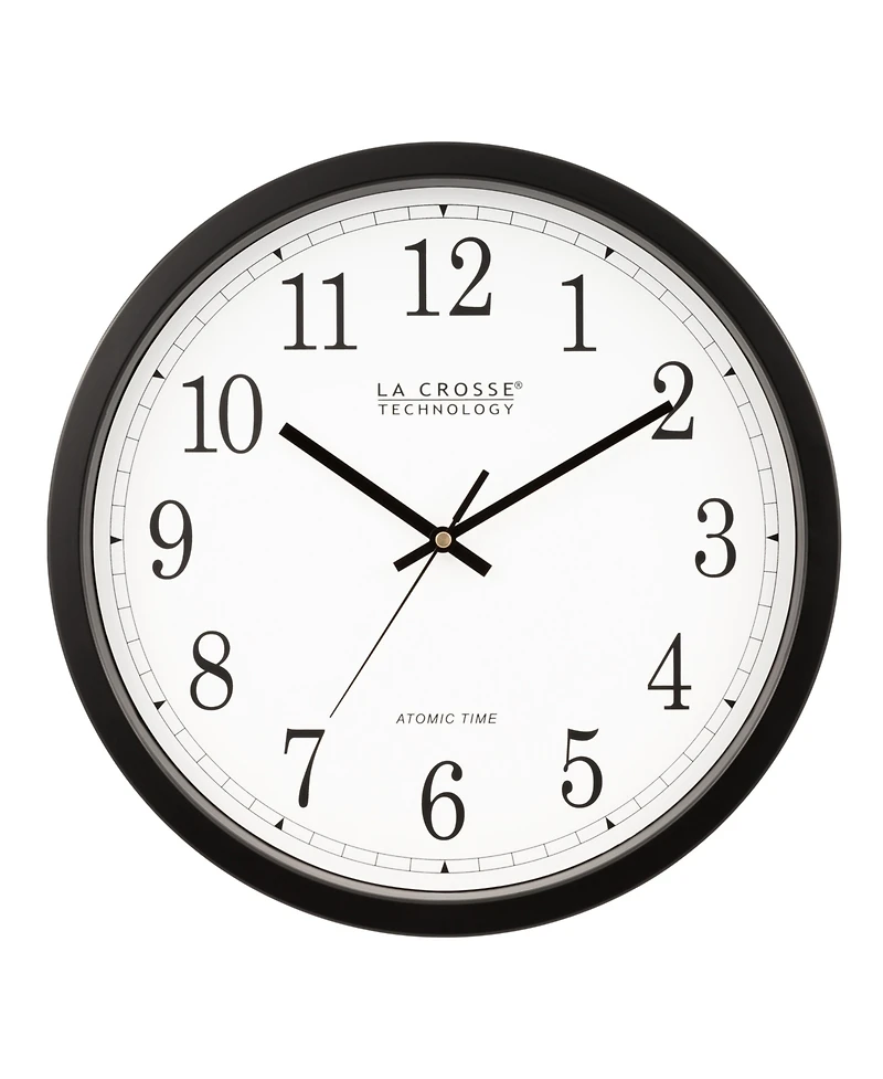 La Crosse Technology 14" Atomic Analog Wall Clock