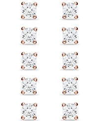 Giani Bernini 5-Pc. Set Cubic Zirconia Stud Earrings, Created for Macy's