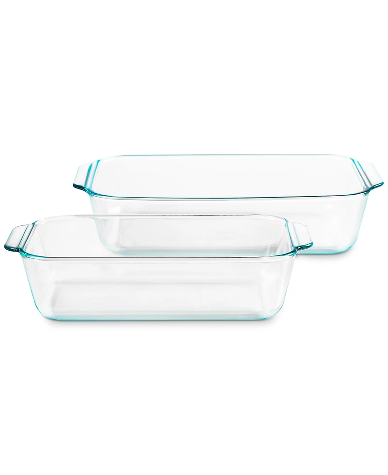 Pyrex Deep Baking Dishes, Set of 2