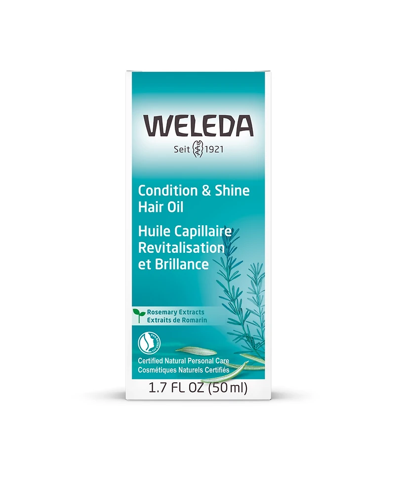Weleda Rosemary Condition and Shine Hair Oil, 1.7 oz
