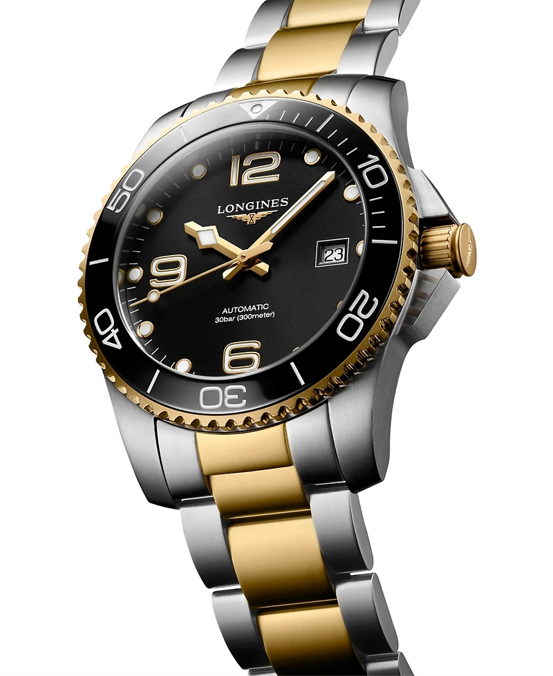 Longines Men's Swiss Automatic HydroConquest Two-Tone Stainless Steel Bracelet Watch 41mm