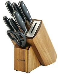 Anolon AlwaysSharp Japanese Steel 8-Pc. Knife Block Set