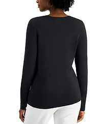 Jm Collection Petite Rivet-Detail Sweater, Created for Macy's