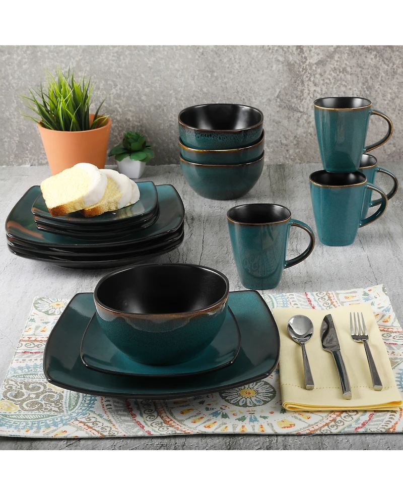 Gibson Elite Soho Lounge 16-Pc. Dinnerware Set, Service for 4