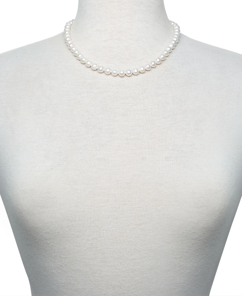Cultured Freshwater Pearl 3 Piece Set, Necklace, Earrings and Bracelet in 14k Gold