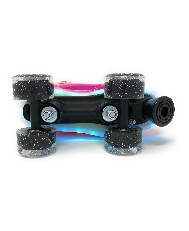 Chicago Pulse Led Light Up Quad Roller Skates, Pink