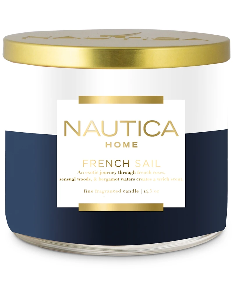 Nautica French Sail Candle, 14.5 oz