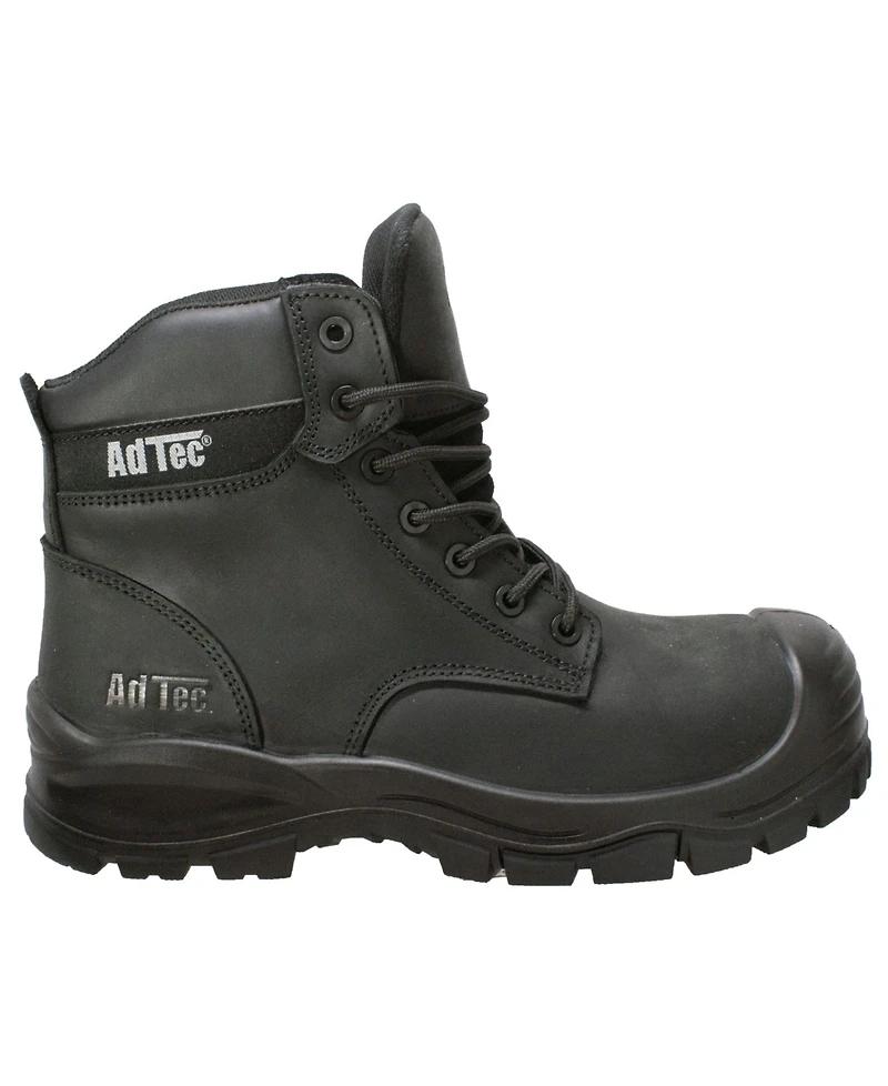 AdTec Men's 6" Waterproof Composite Toe Work Boot Brown
