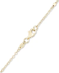 Enamel Evil Eye Charm Bracelet in 10k Gold