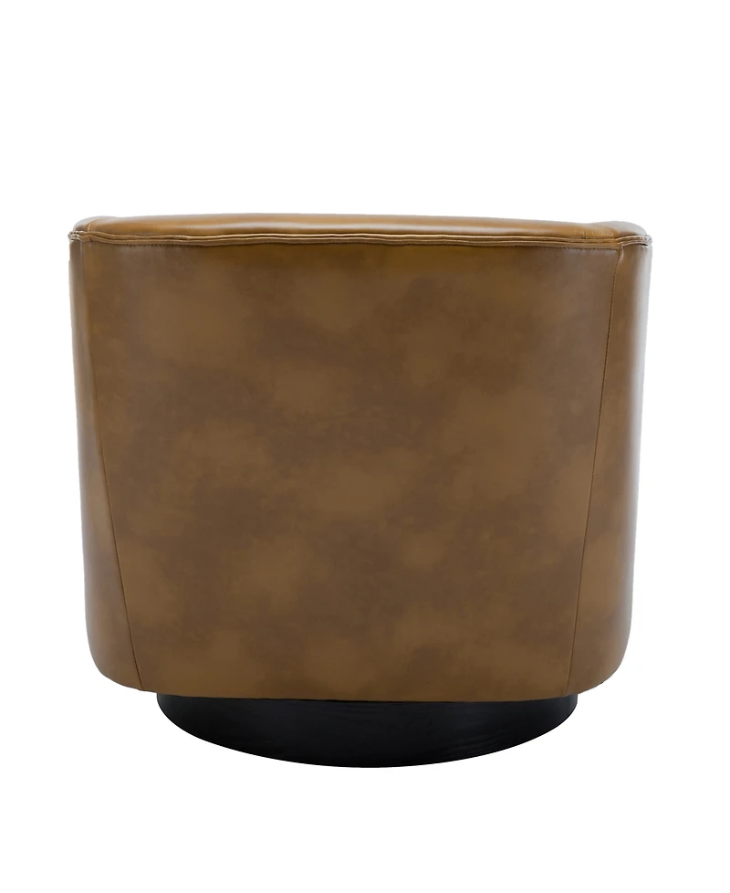 Gaven Wood Base Swivel Chair