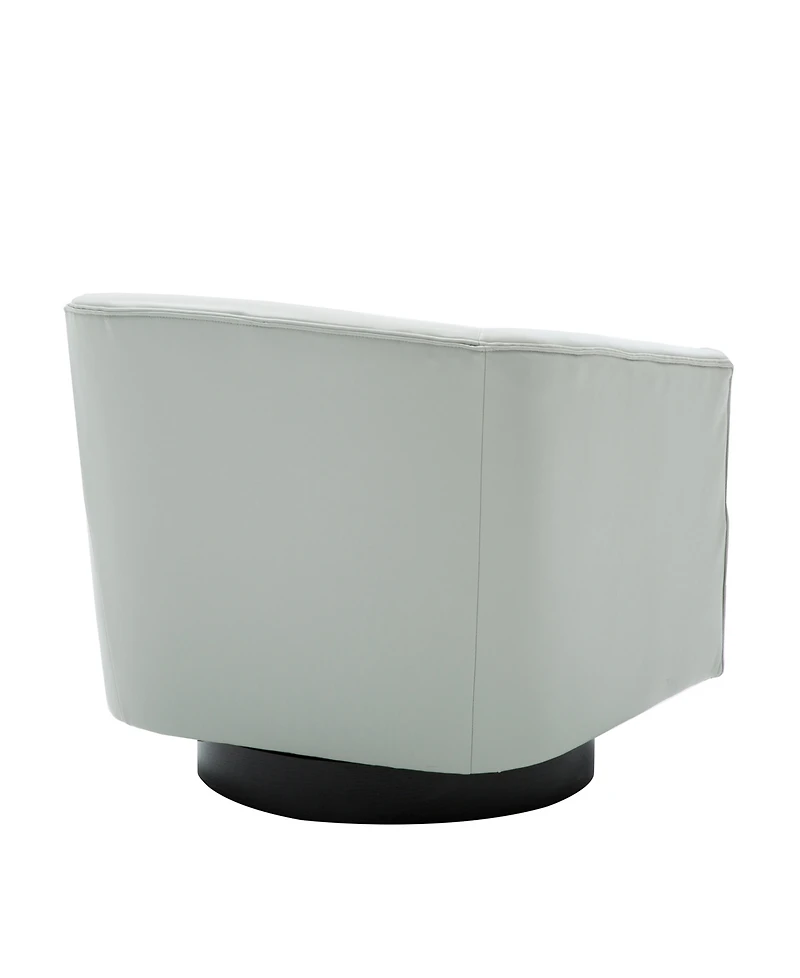 Gaven Wood Base Swivel Chair