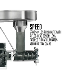 Hamilton Beach Pro Series 22 Meat Grinder with Sausage Stuffer Kit
