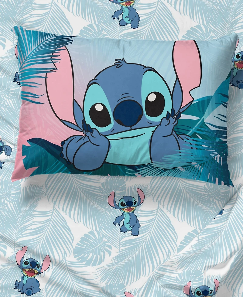 Disney Lilo and Stitch Floral Fun 4-Pc. Sheet Set, Twin